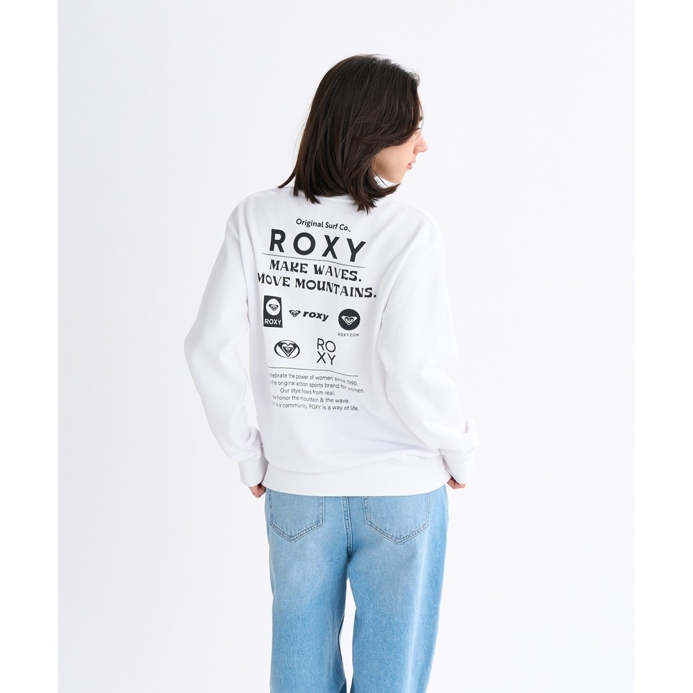 ロキシー（ROXY）（レディース）HISTORICAL ロゴ プルオーバー 25FWRPO254026WHT