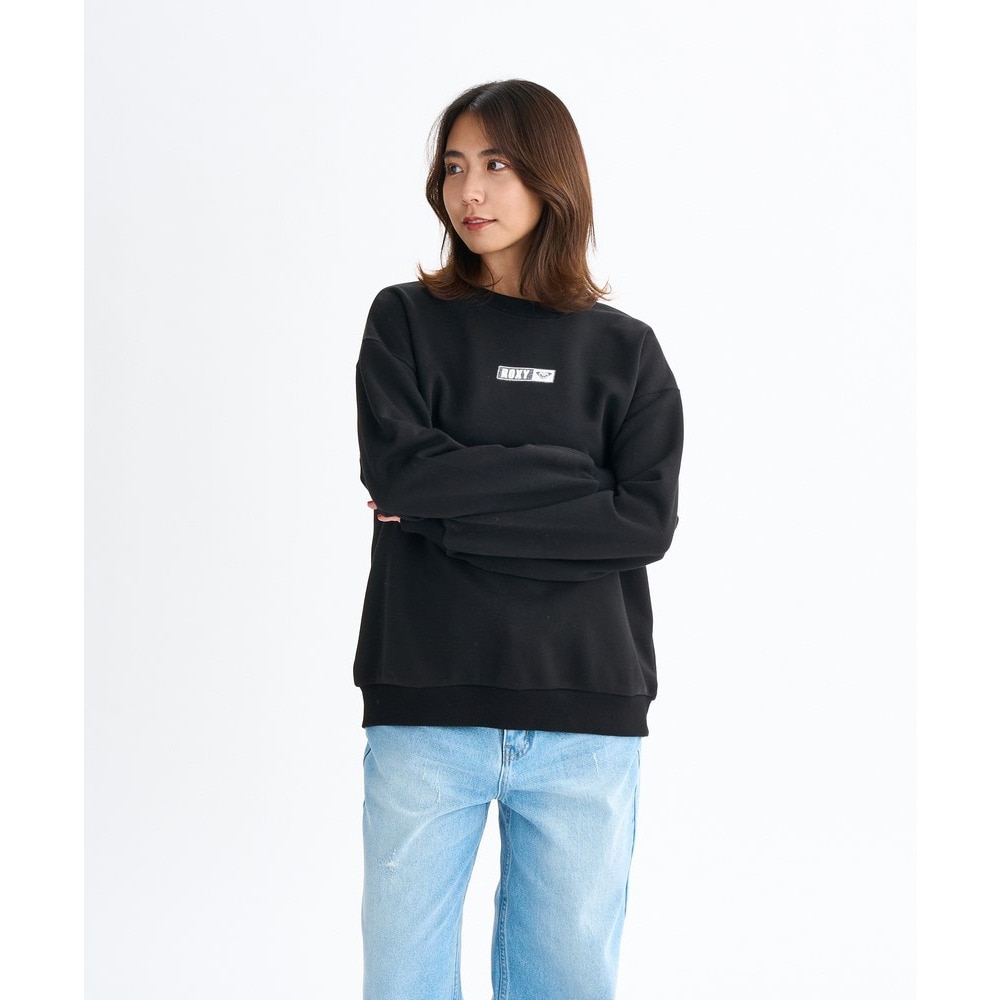 ロキシー（ROXY）（レディース）SQUARE LOGO プルオーバー 25FWRPO254031BLK