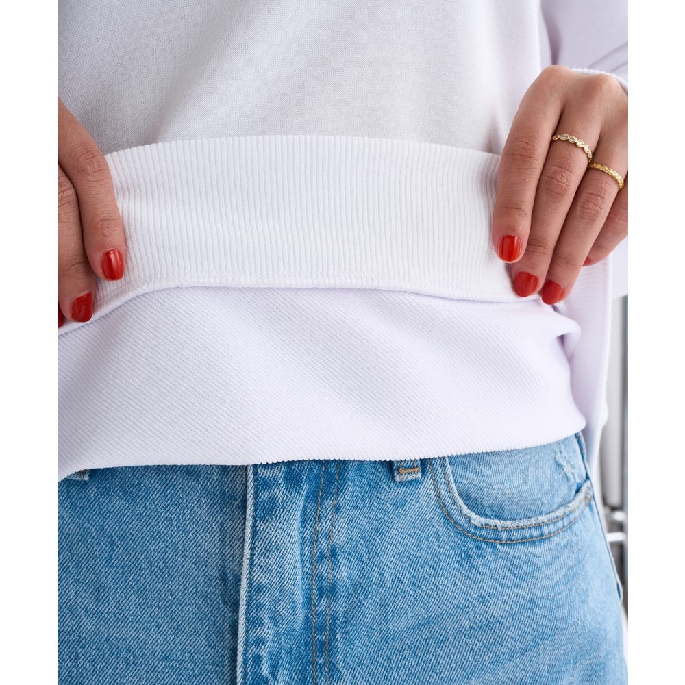 ロキシー（ROXY）（レディース）SQUARE LOGO プルオーバー 25FWRPO254031WHT