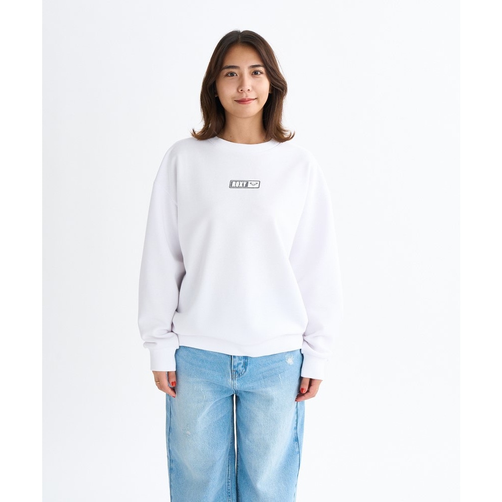 ロキシー（ROXY）（レディース）SQUARE LOGO プルオーバー 25FWRPO254031WHT
