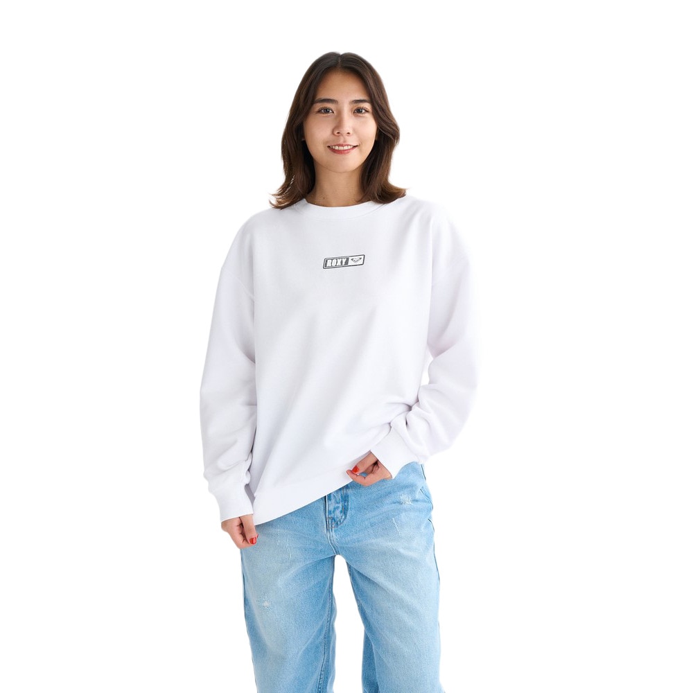 ロキシー（ROXY）（レディース）SQUARE LOGO プルオーバー 25FWRPO254031WHT