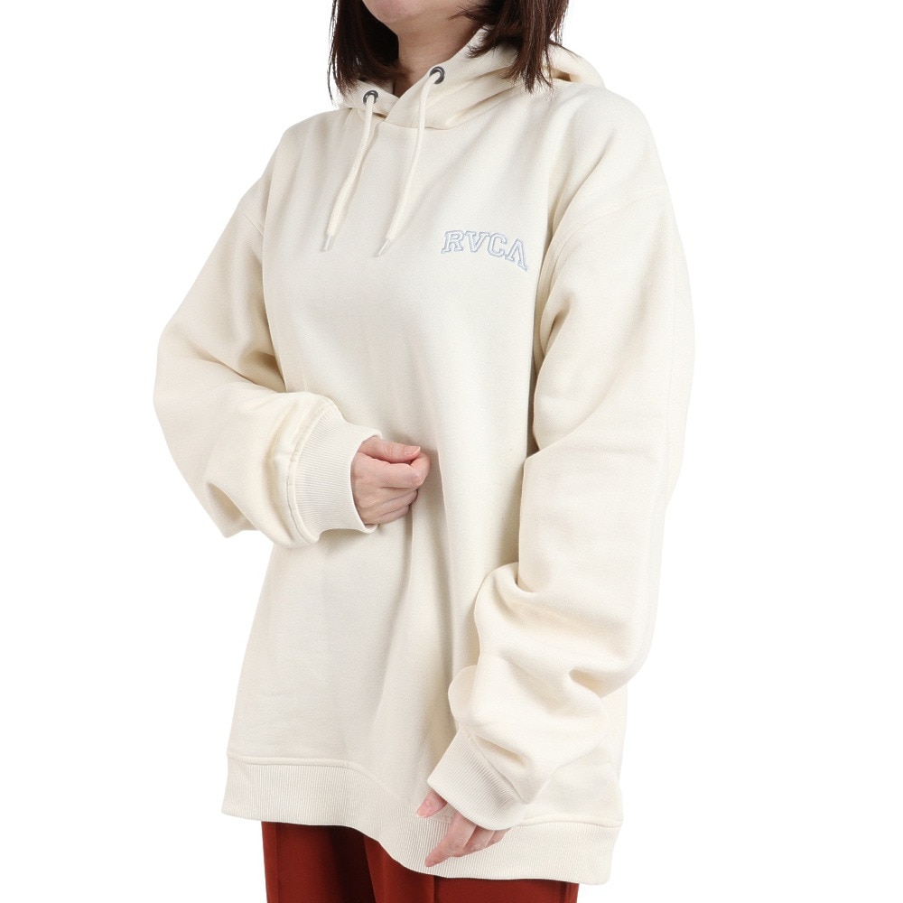 Amazon.co.jp: RVCA レディース リラックスフィット フリース プルオーバー, ファジージップ/クラウド, Large : ファッション