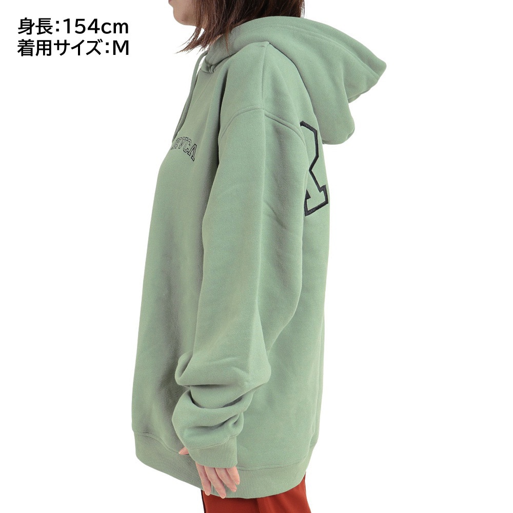 ルーカ（RVCA）（レディース）ゆったり パーカー ARCHED FAKE RVCA フーディーパーカー BC044038 GHZ0