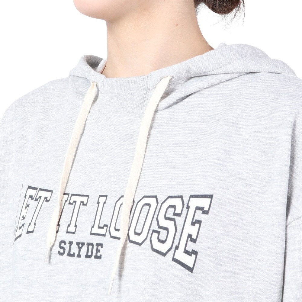 SLYDE（SLYDE）（レディース）裏毛パーカー ワンピース SL2022AWLAPP007GRY