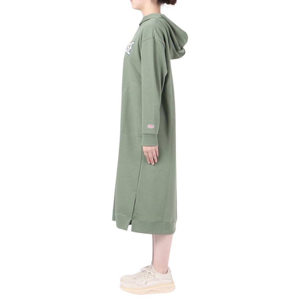 SLYDE（SLYDE）（レディース）裏毛パーカー ワンピース SL2022AWLAPP007KHK
