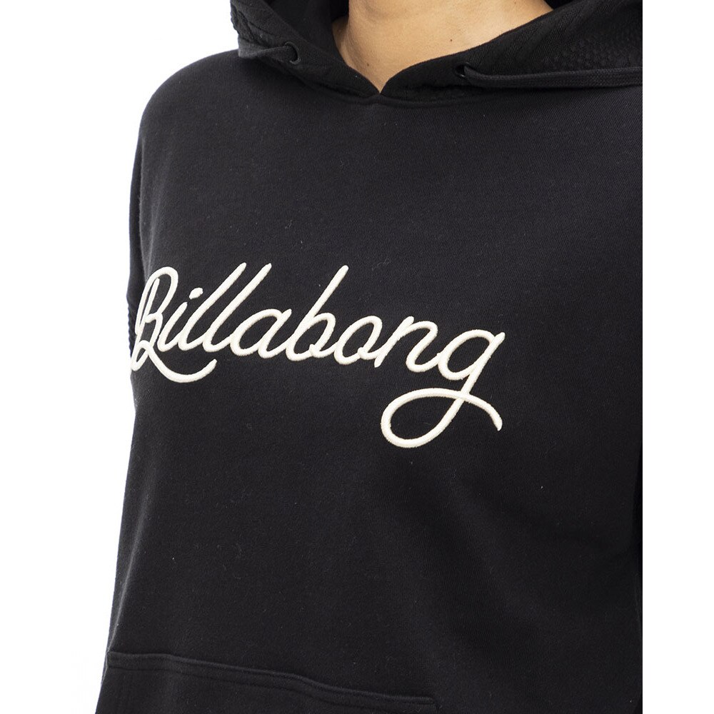 ビラボン（BILLABONG）（レディース）CABLE QUILT MIX スウェットパーカー BD014016 BLK