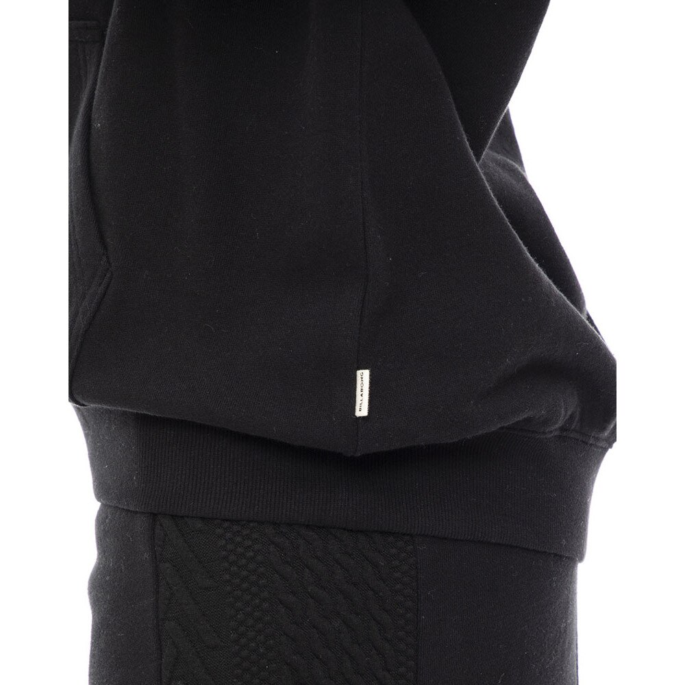 ビラボン（BILLABONG）（レディース）CABLE QUILT MIX スウェットパーカー BD014016 BLK