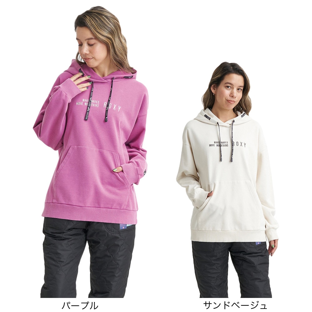 ロキシー（ROXY）（レディース）M.W.M.M HOODIE パーカー 23FWRPO234807PUR