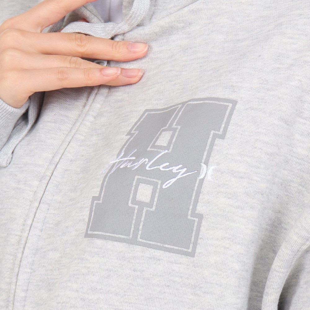ハーレー（HURLEY）（レディース）オーバーサイズ フルジップ フーディ 23 WFF2200002-AGHT