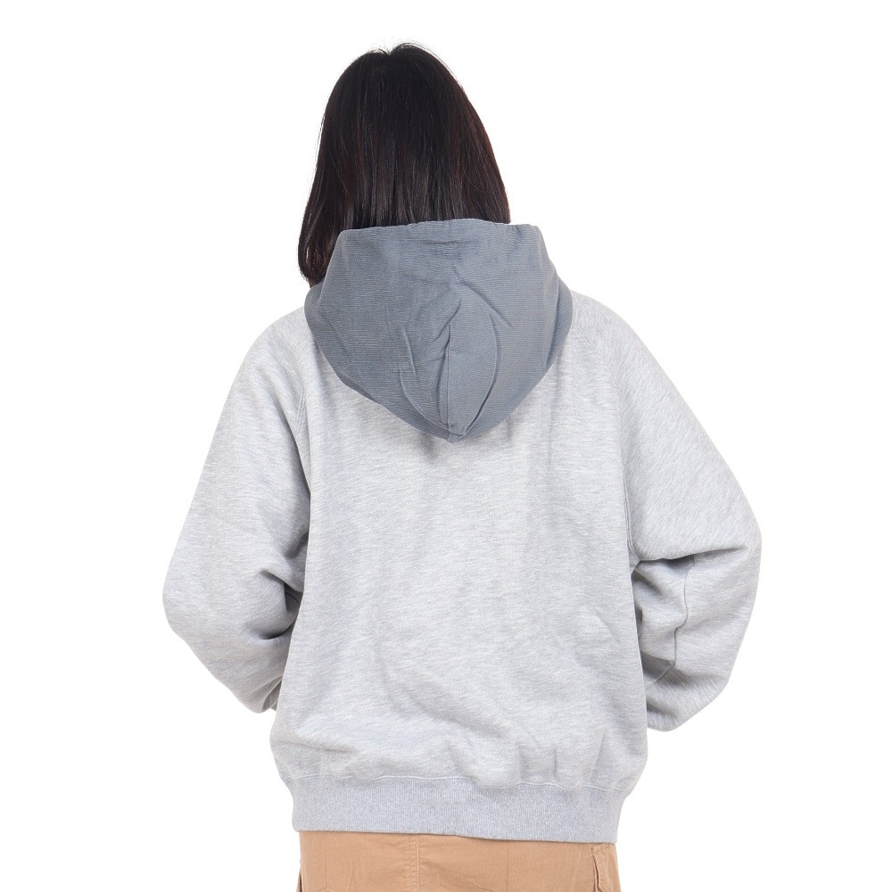ハーレー（HURLEY）（レディース）オーバーサイズ コーデュロイフード フーディ 23 WFF2200003-GRHT