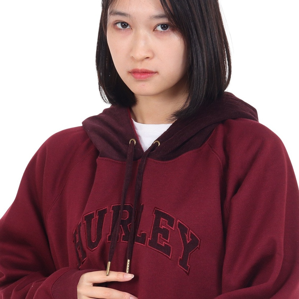ハーレー（HURLEY）（レディース）オーバーサイズ コーデュロイフード フーディ 23 WFF2200003-MAR