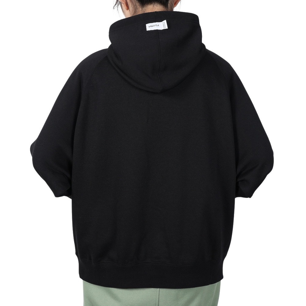 ニキータ（NIKITA）（レディース）EMBROIDERY ロゴ フーディー NCFF242002-BLK