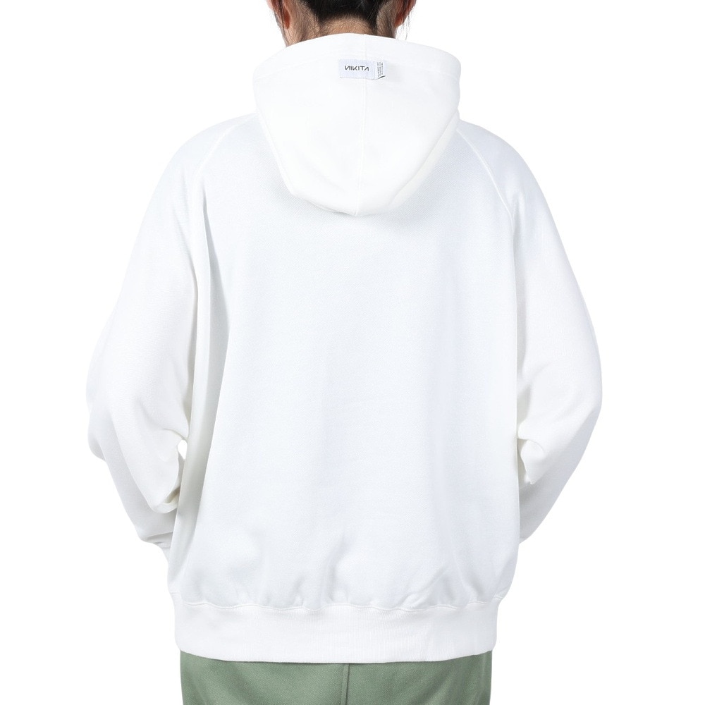 ニキータ（NIKITA）（レディース）EMBROIDERY ロゴ フーディー NCFF242002-OWHT