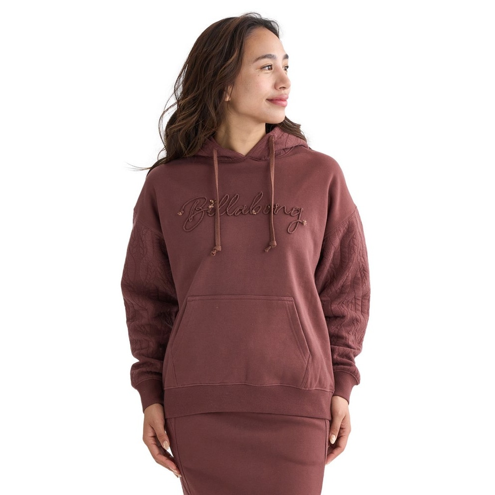 ビラボン（BILLABONG）（レディース）QUI長袖Tシャツ MIX LOOSE パーカー BF014012 ESP