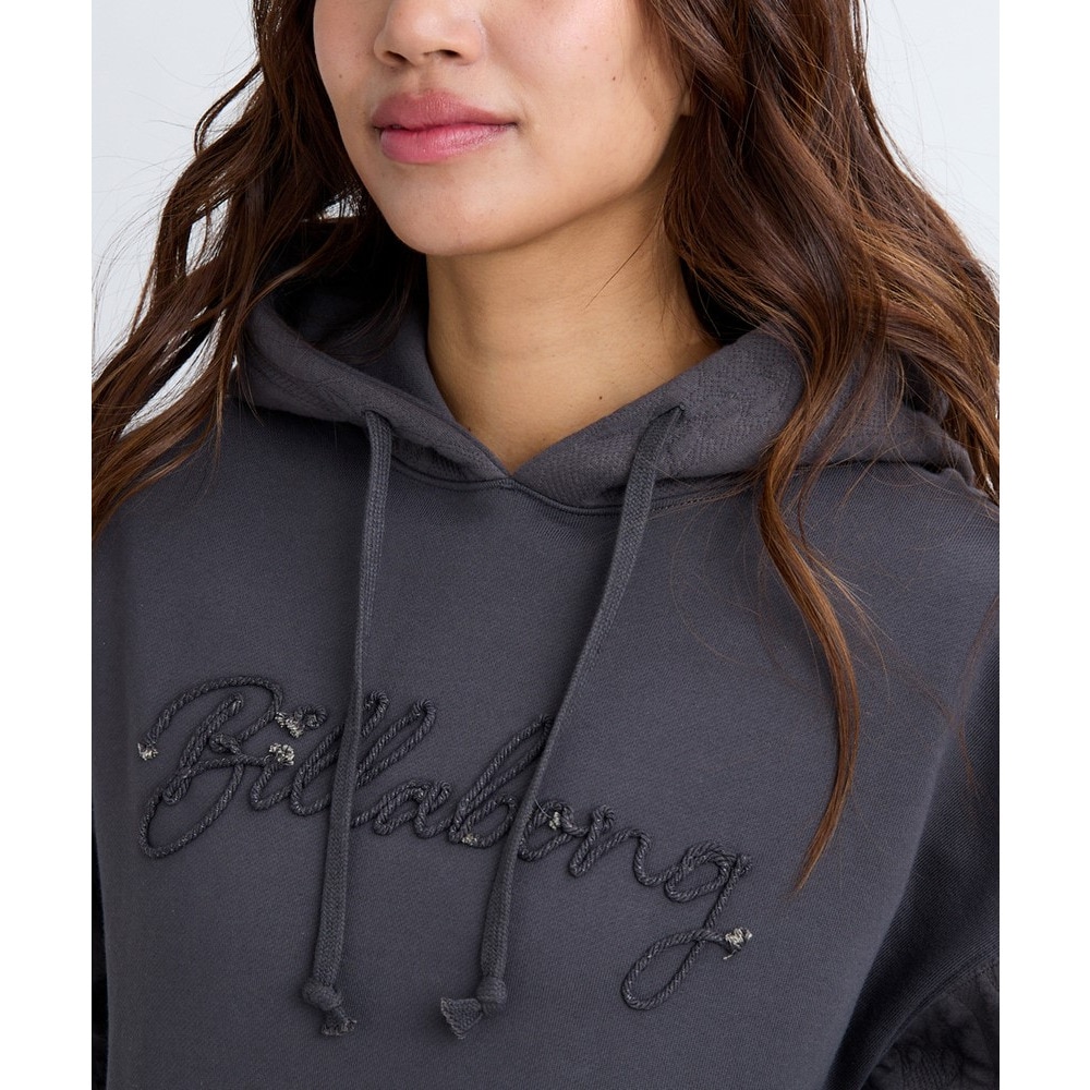 ビラボン（BILLABONG）（レディース）QUI長袖Tシャツ MIX LOOSE パーカー BF014012 OFB