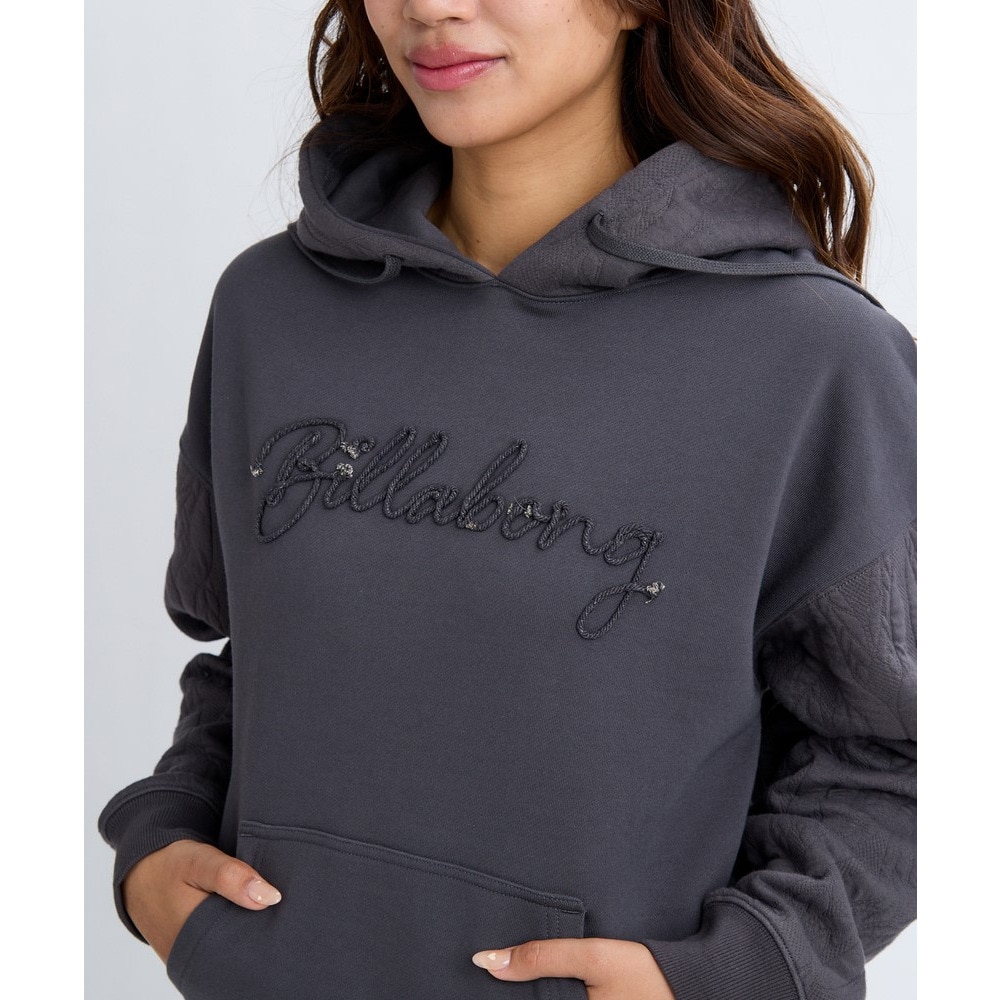 ビラボン（BILLABONG）（レディース）QUI長袖Tシャツ MIX LOOSE パーカー BF014012 OFB