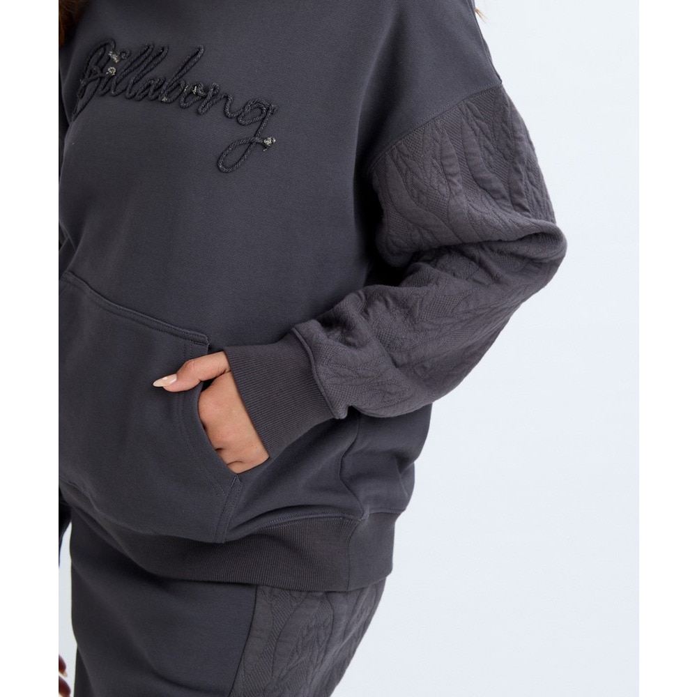 ビラボン（BILLABONG）（レディース）QUI長袖Tシャツ MIX LOOSE パーカー BF014012 OFB