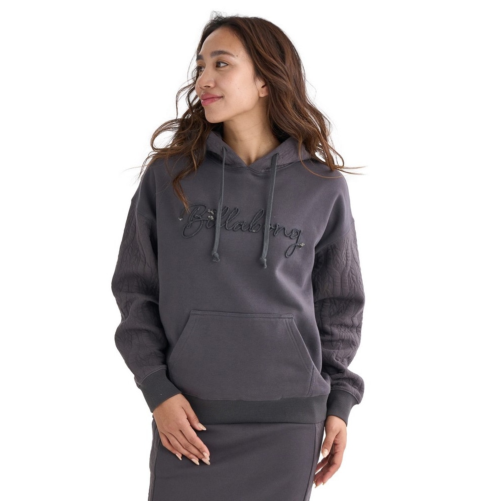 ビラボン（BILLABONG）（レディース）QUI長袖Tシャツ MIX LOOSE パーカー BF014012 OFB