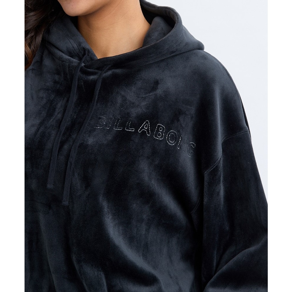 ビラボン（BILLABONG）（レディース）LAZY DAZE CROP パーカー BF014013 BLK