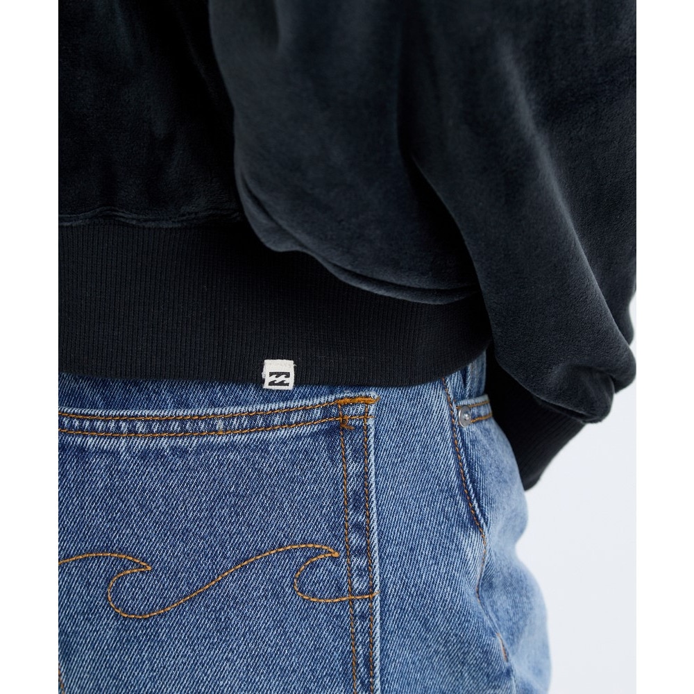 ビラボン（BILLABONG）（レディース）LAZY DAZE CROP パーカー BF014013 BLK