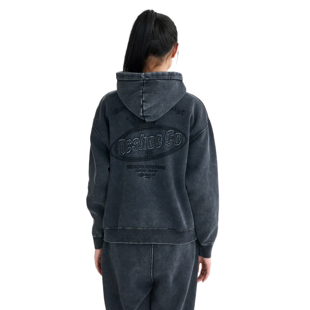 ディーシーシューズ（DC SHOES）（レディース）HIDDEN プルオーバーフーディー 25FWLPO254308BKS