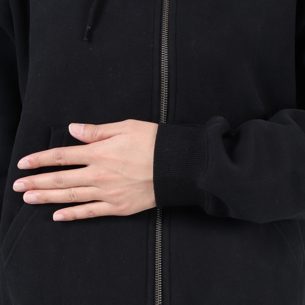 ルーカ（RVCA）（レディース）ARCHED RVCA ZIP HOODIE パーカー BD044158 BLK