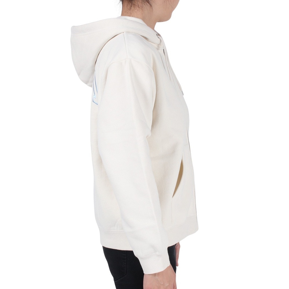 ルーカ（RVCA）（レディース）ARCHED RVCA ZIP HOODIE パーカー BD044158 CLO