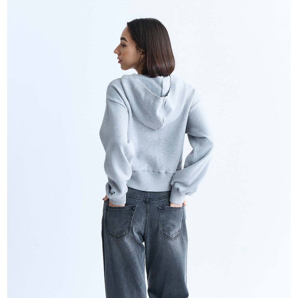 ロキシー（ROXY）（レディース）ROXY FOXIE HOODIE ニットフーディー 24FWRSR244025GRY