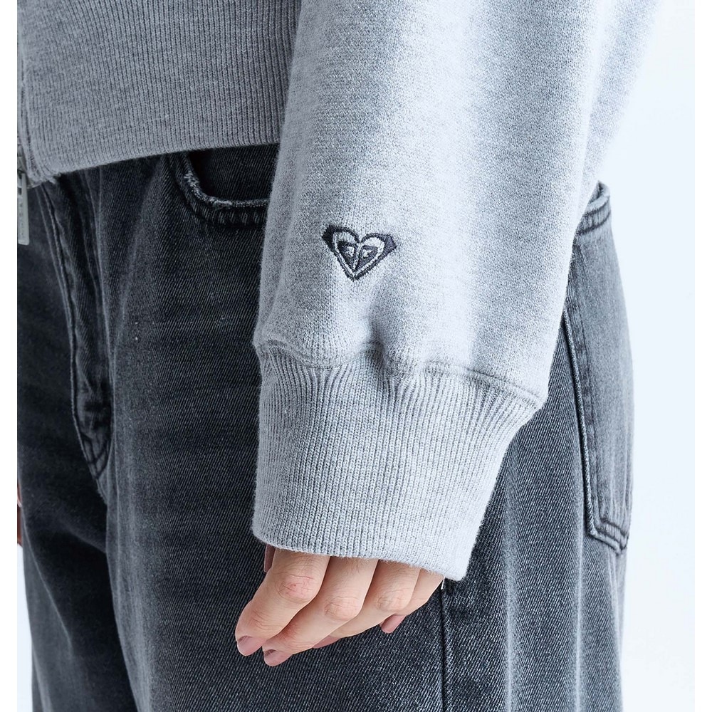 ロキシー（ROXY）（レディース）ROXY FOXIE HOODIE ニットフーディー 24FWRSR244025GRY
