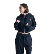 (レディース)BORN TO BE ROXY フーディ ジップパーカー 24FWRZP244029BLK