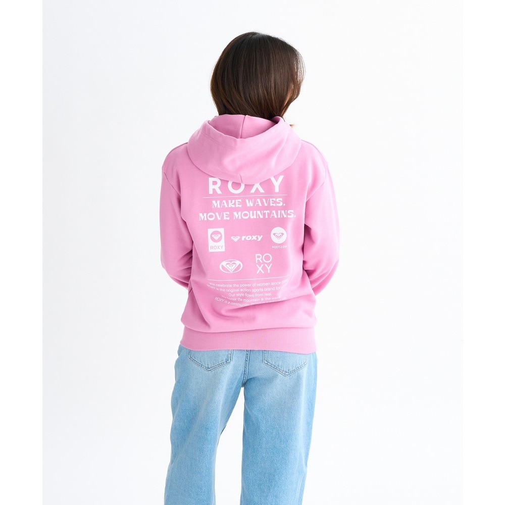 ロキシー（ROXY）（レディース）HISTORICAL LOGO ジップアップフーディ 25FWRZP254027PNK