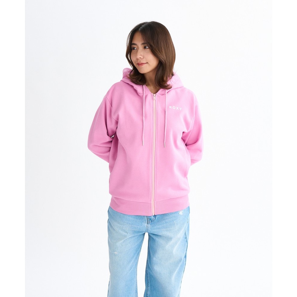 ロキシー（ROXY）（レディース）HISTORICAL LOGO ジップアップフーディ 25FWRZP254027PNK