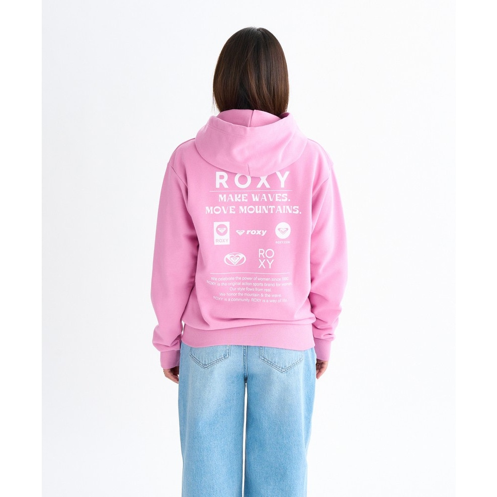 ロキシー（ROXY）（レディース）HISTORICAL LOGO ジップアップフーディ 25FWRZP254027PNK