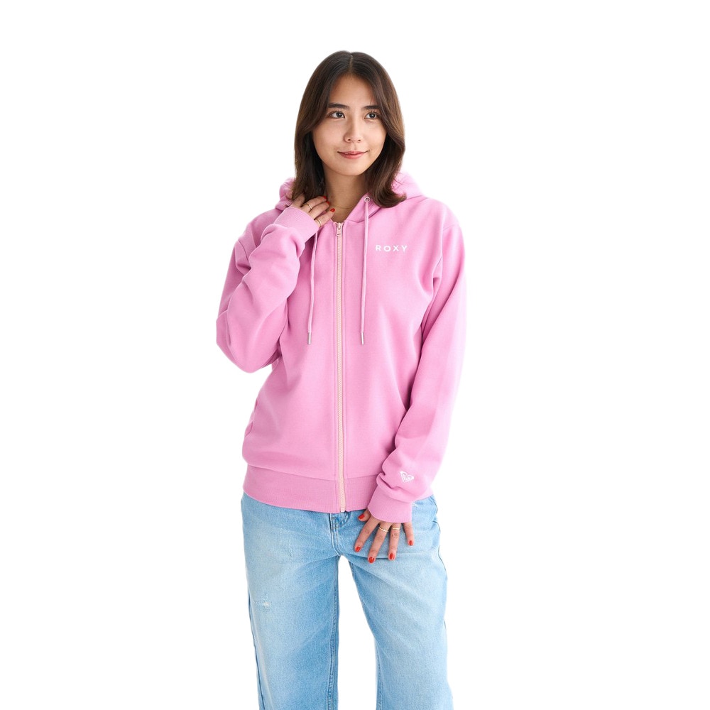 ロキシー（ROXY）（レディース）HISTORICAL LOGO ジップアップフーディ 25FWRZP254027PNK