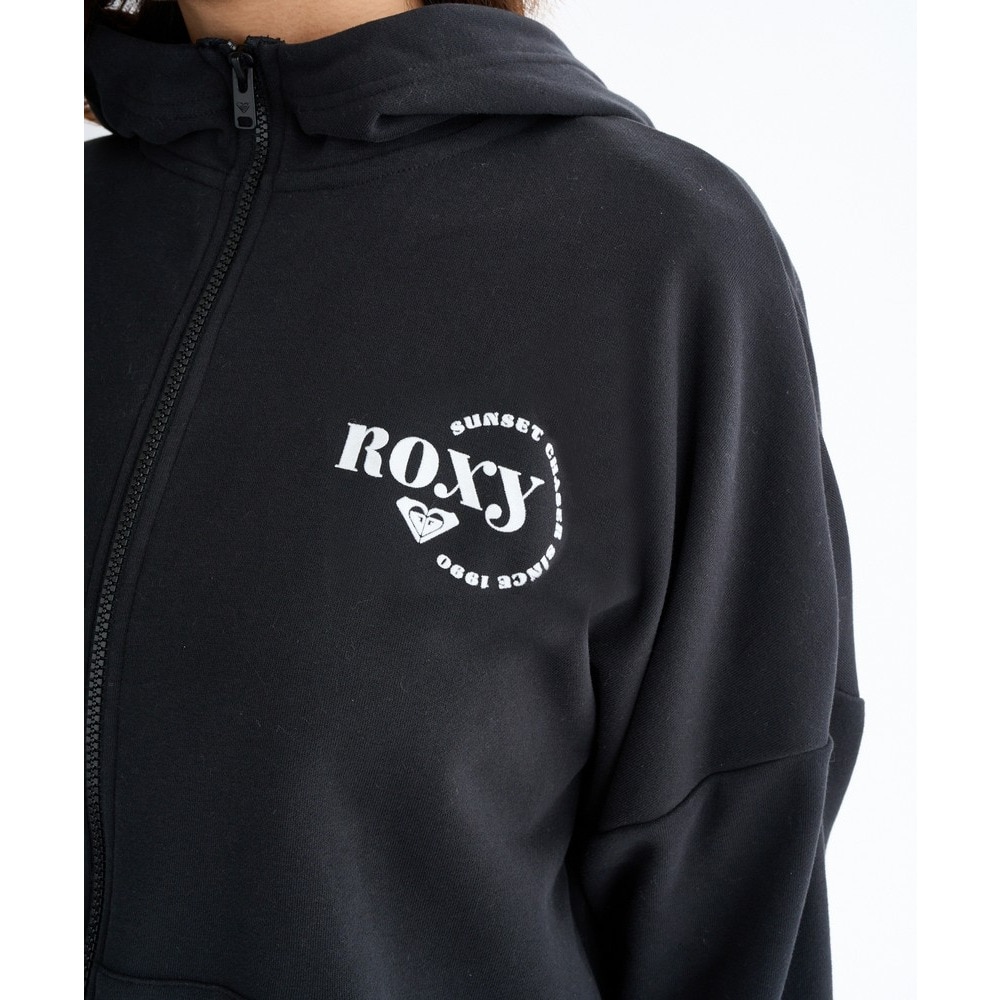 ロキシー（ROXY）（レディース）JIVY ジップ フーディー 25FWRZP254029BLK