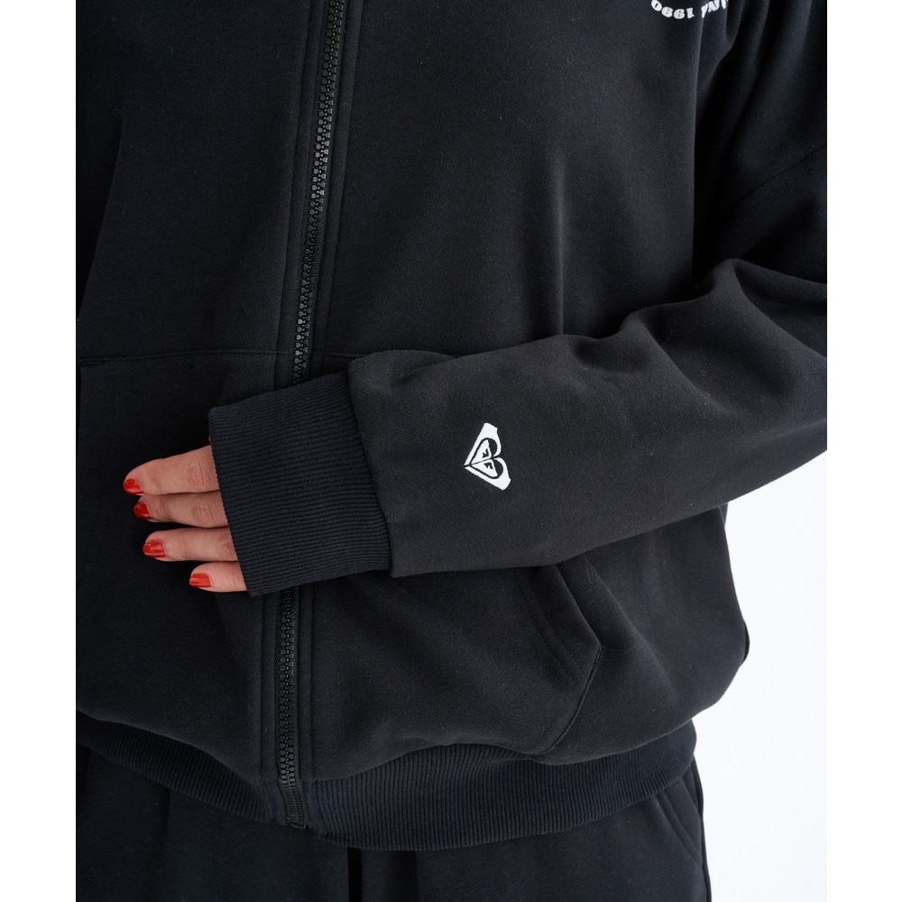 ロキシー（ROXY）（レディース）JIVY ジップ フーディー 25FWRZP254029BLK