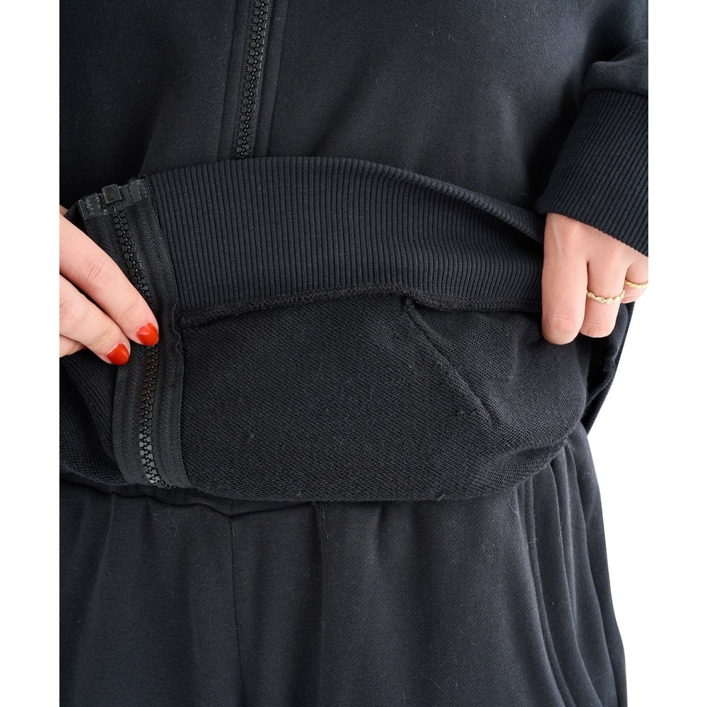 ロキシー（ROXY）（レディース）JIVY ジップ フーディー 25FWRZP254029BLK