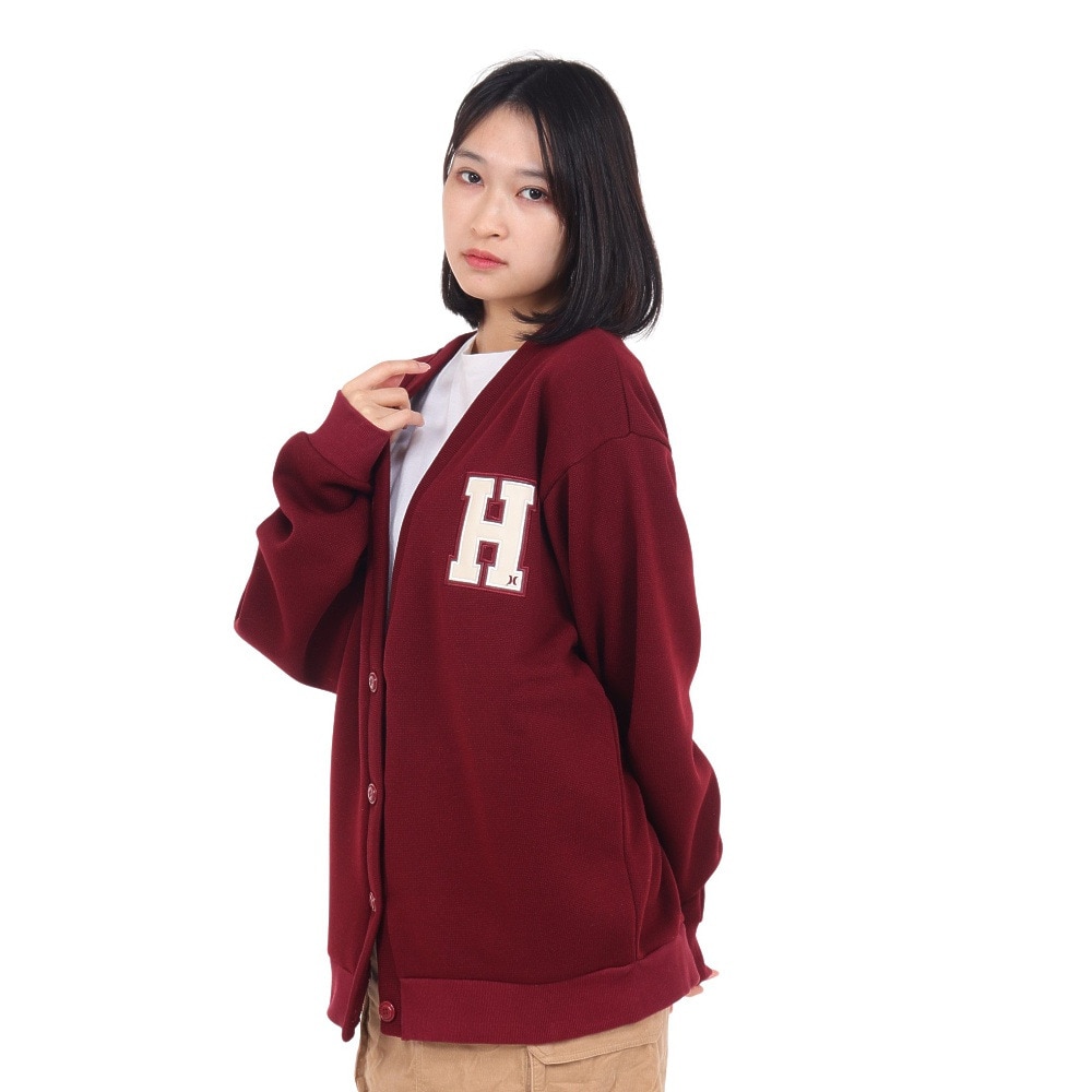 ハーレー（HURLEY）（レディース）オーバーサイズ カーディガン 23 WSW2200002-MAR