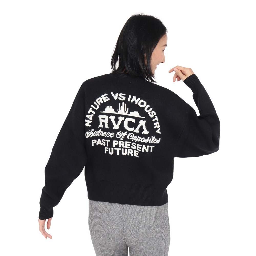 ルーカ（RVCA）（レディース）LETTERLING ニット セーター BE044650 BLK