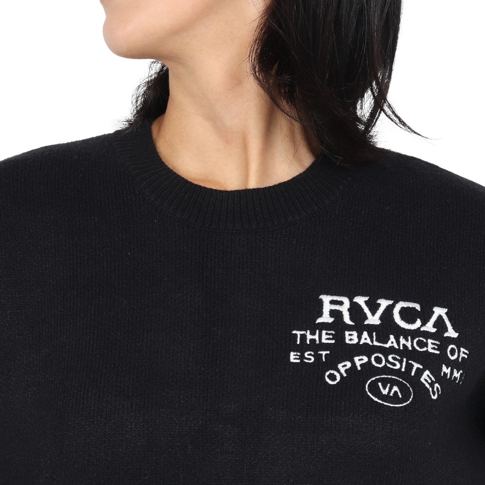 ルーカ（RVCA）（レディース）LETTERLING ニット セーター BE044650 BLK