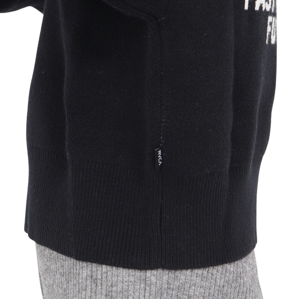ルーカ（RVCA）（レディース）LETTERLING ニット セーター BE044650 BLK