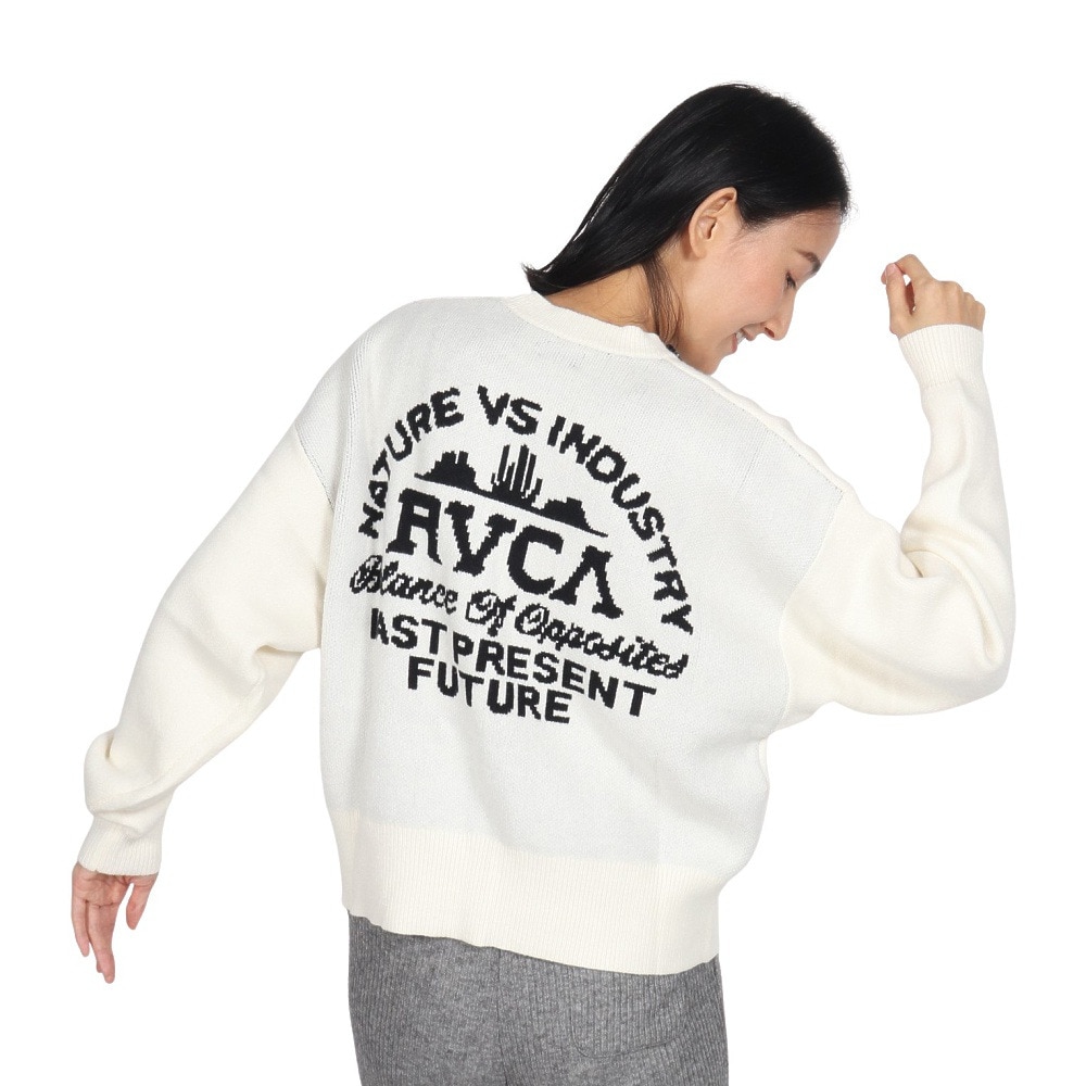 ルーカ（RVCA）（レディース）LETTERLING ニット セーター BE044650 CLO