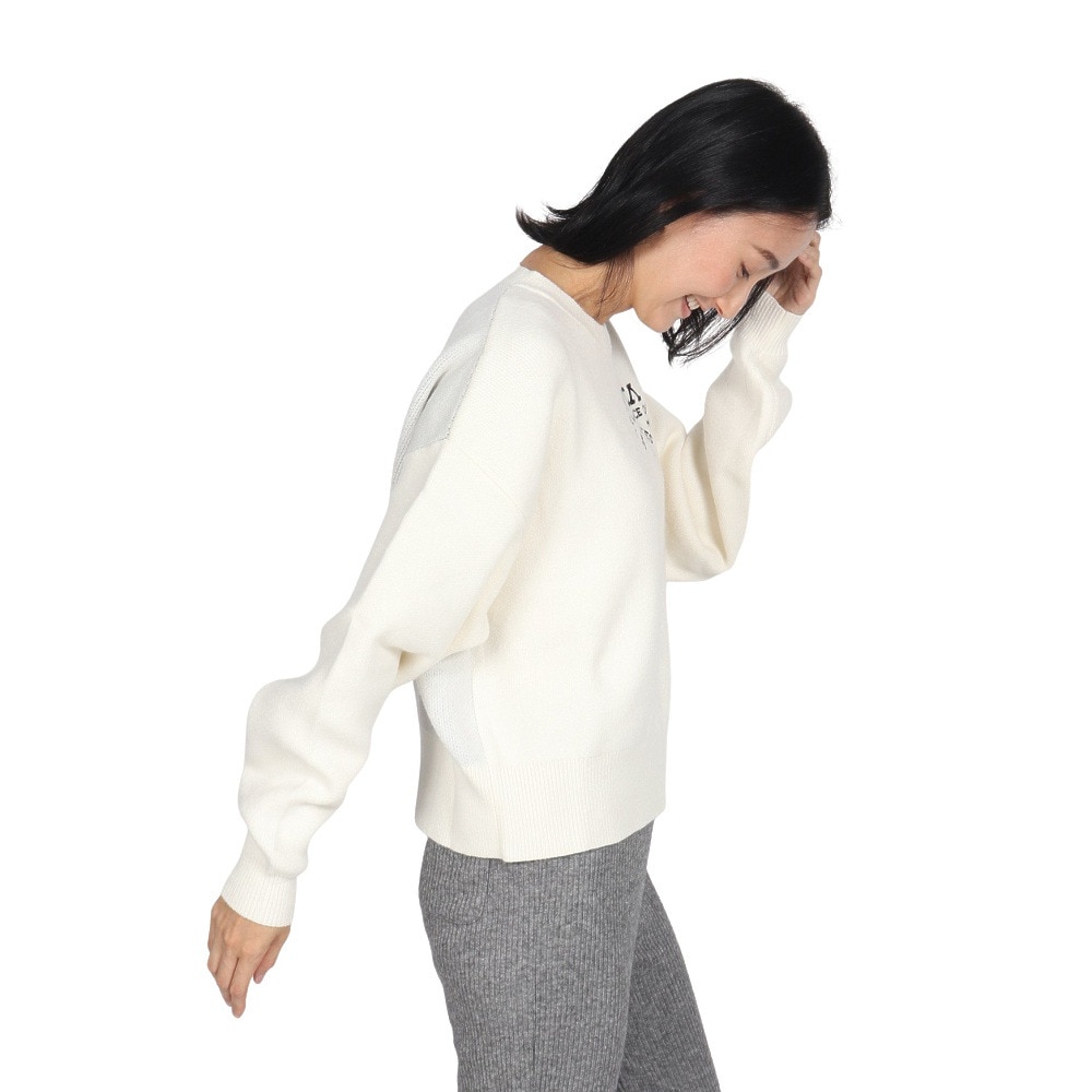 ルーカ（RVCA）（レディース）LETTERLING ニット セーター BE044650 CLO