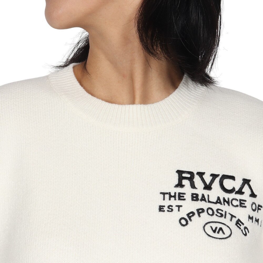ルーカ（RVCA）（レディース）LETTERLING ニット セーター BE044650 CLO