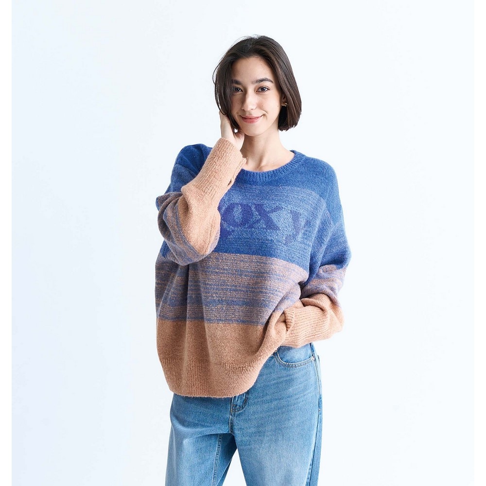 ロキシー（ROXY）（レディース）WISH UPON THE STAR ニットトップス 24FWRSR244023ORG