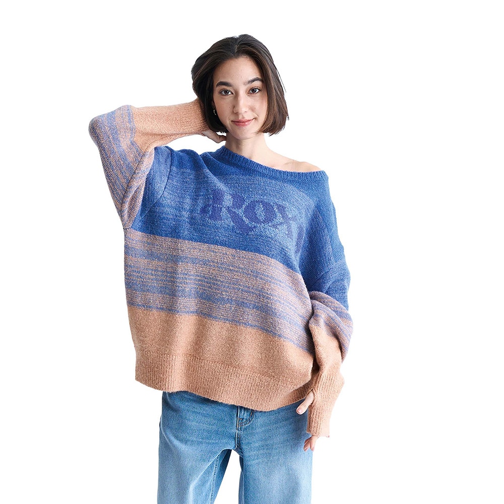 ロキシー（ROXY）（レディース）WISH UPON THE STAR ニットトップス 24FWRSR244023ORG