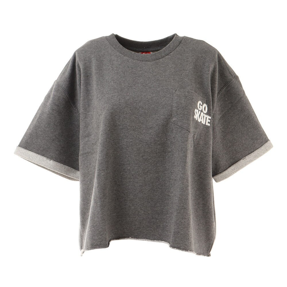 スウェット半袖Tシャツ sl2021SS710-LCGRY