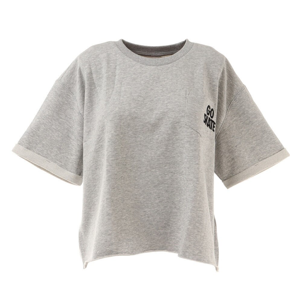 スウェット半袖Tシャツ sl2021SS710-LGRY