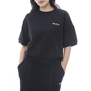 (レディース)BANDANA BOX スウェット半袖Tシャツ BF043032 BLK
