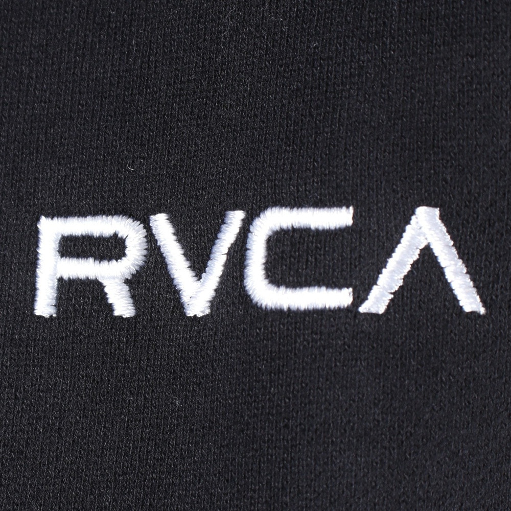 ルーカ（RVCA）（レディース）BANDANA BOX LOGO HALF ZIP トレーナー BD044156 BLK